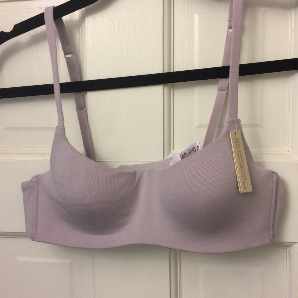 SKIMS cotton padded bra
